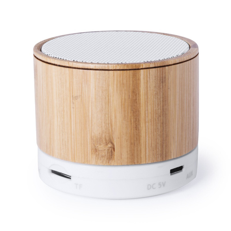 Altavoz bluetooth bambú (4)