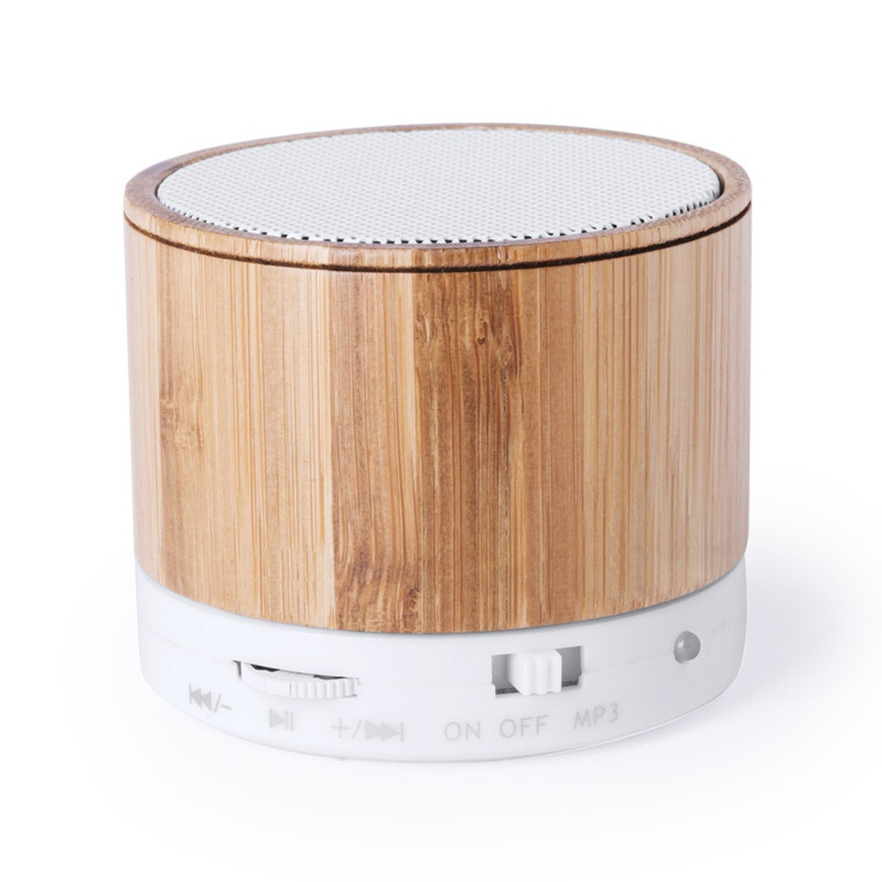 Altavoz bluetooth bambú (3)