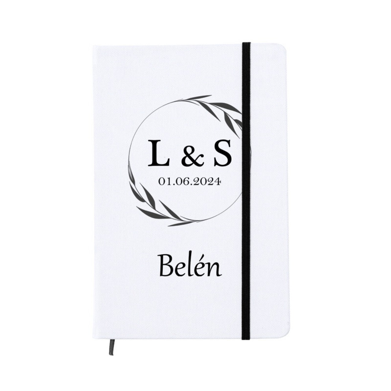 Libreta personalizada con frases de boda (1)