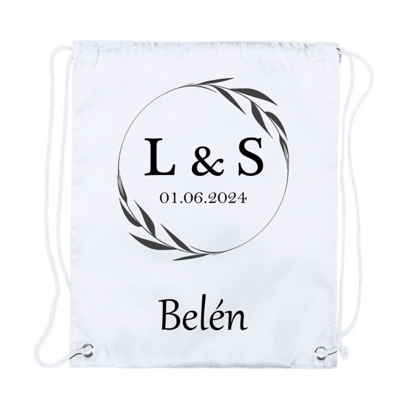 Mochila con frases de boda a elegir personalizada (6)