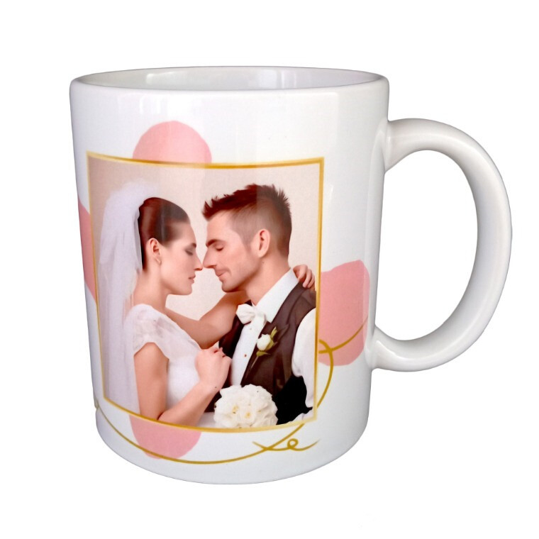 Taza de boda con foto, texto y dibujo, edítala a tu gusto (5)