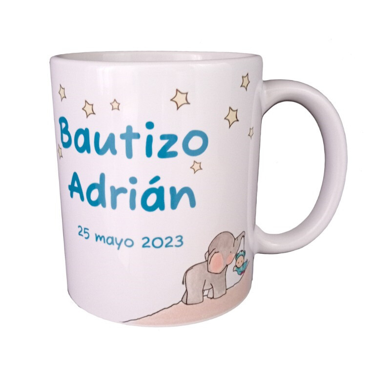 Taza de bautizo para niño, noche (2)