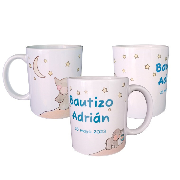 Taza de bautizo para niño, noche (6)