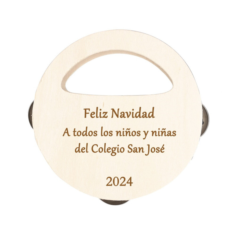 Pandereta de madera personalizable (2)