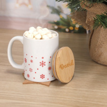 Taza de navidad personalizable